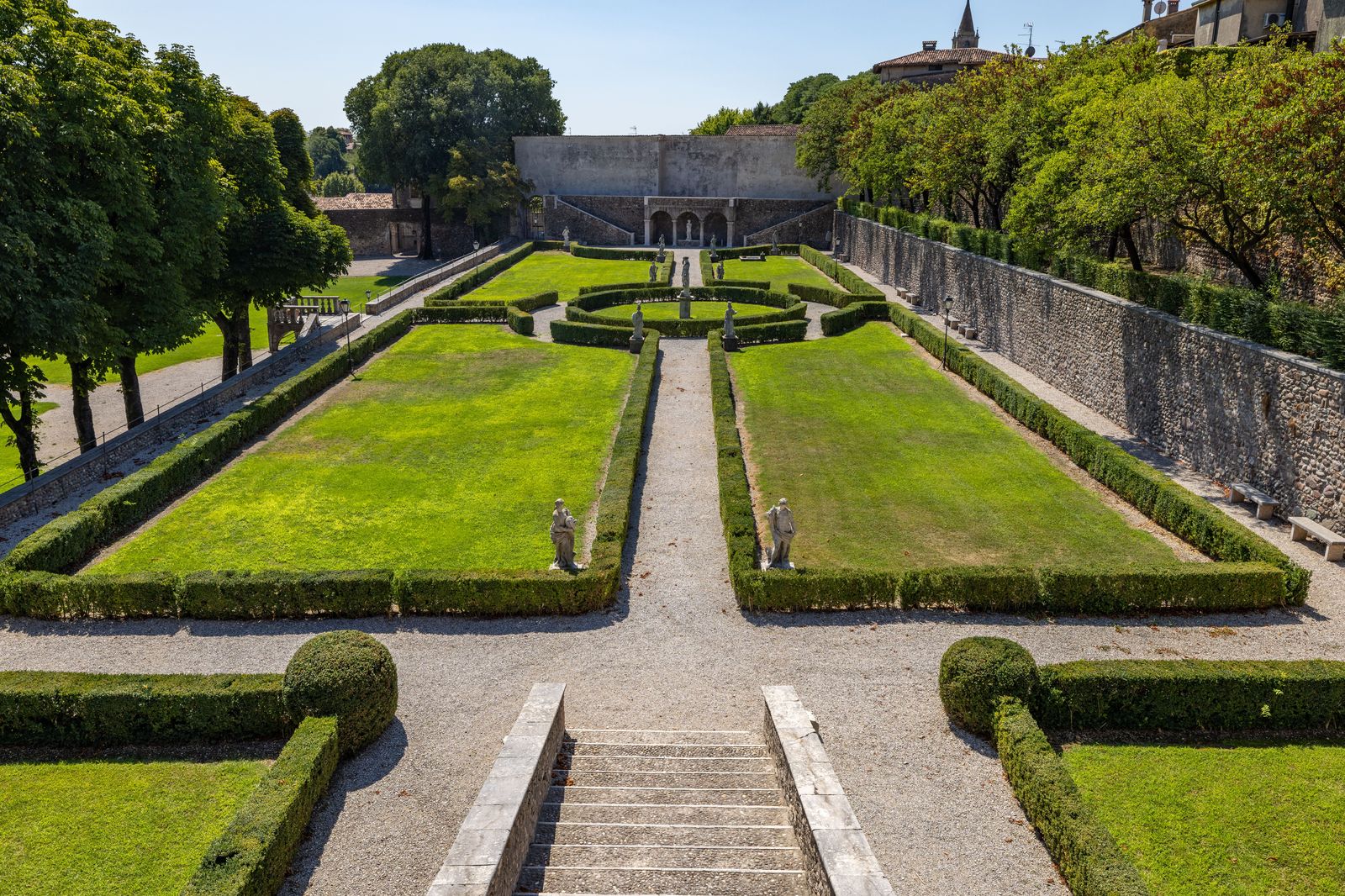 A historic stone villa with gardens, the kind of setting Dundurn offers above the harbour
