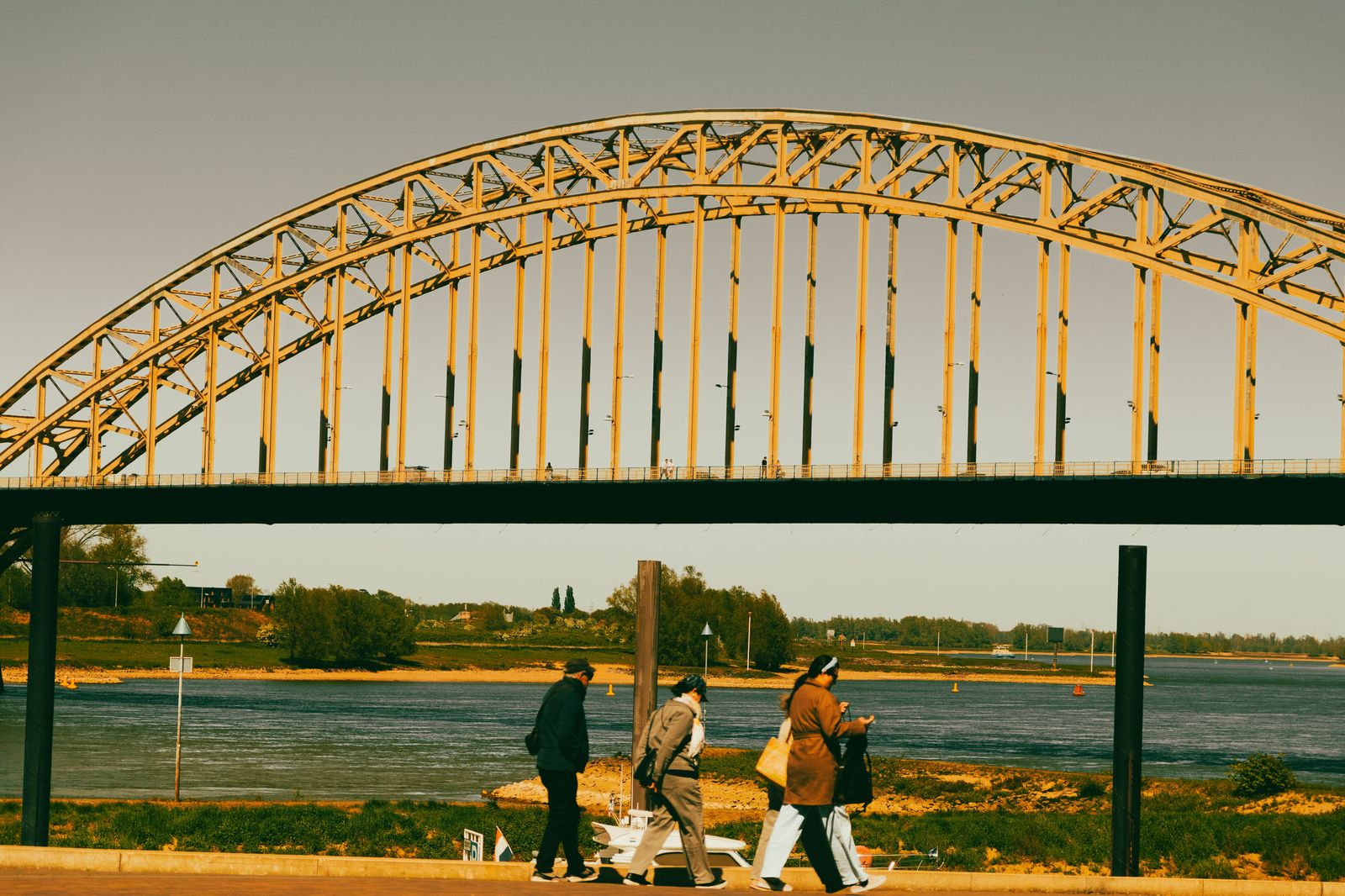 The arch bridge over the mouth of the Humber River, a favourite waterfront photo stop in Etobicoke.