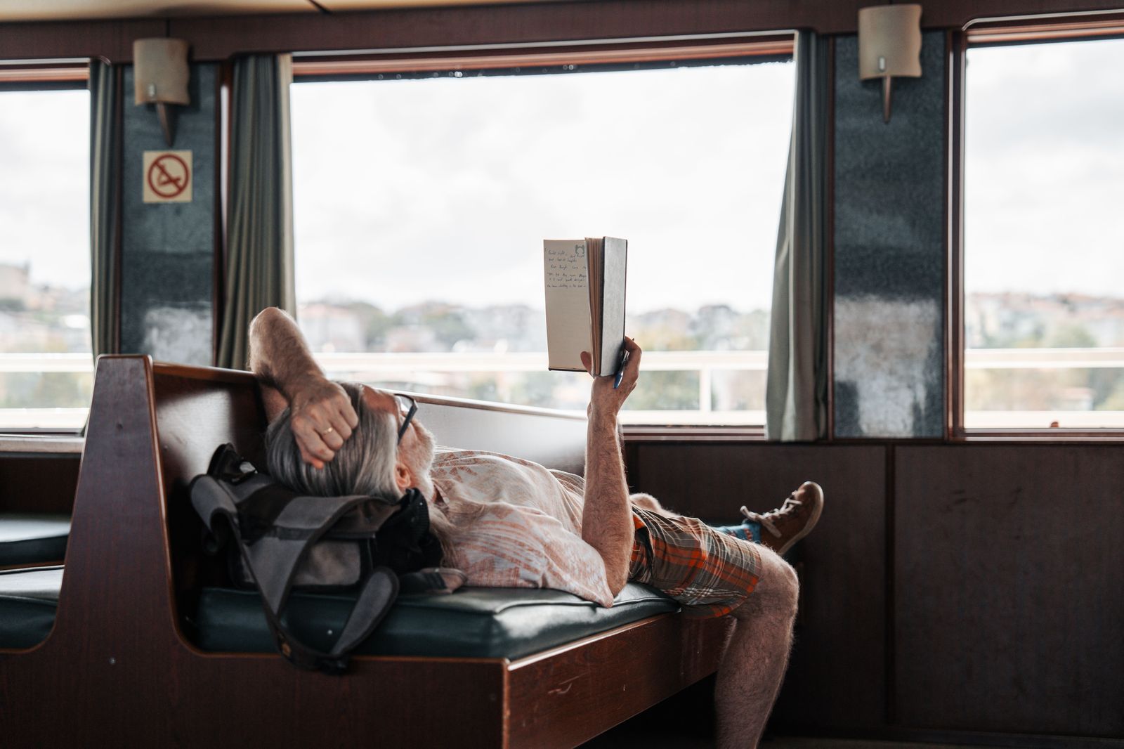 A long lakeshore drive is time to read, work or rest while the chauffeur handles the border and the snowbelt